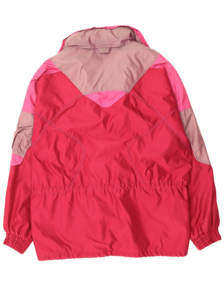 Jaqueta de esqui masculina VINTAGE UK 44 2XL vermelho colorblock