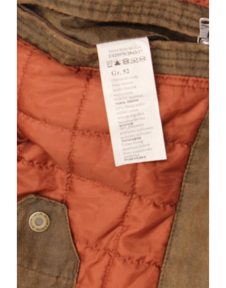 Jaqueta militar masculina Camel Active IT 52 XL algodão marrom