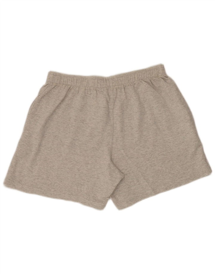 Shorts esportivos masculinos Champion grande algodão manchado cinza