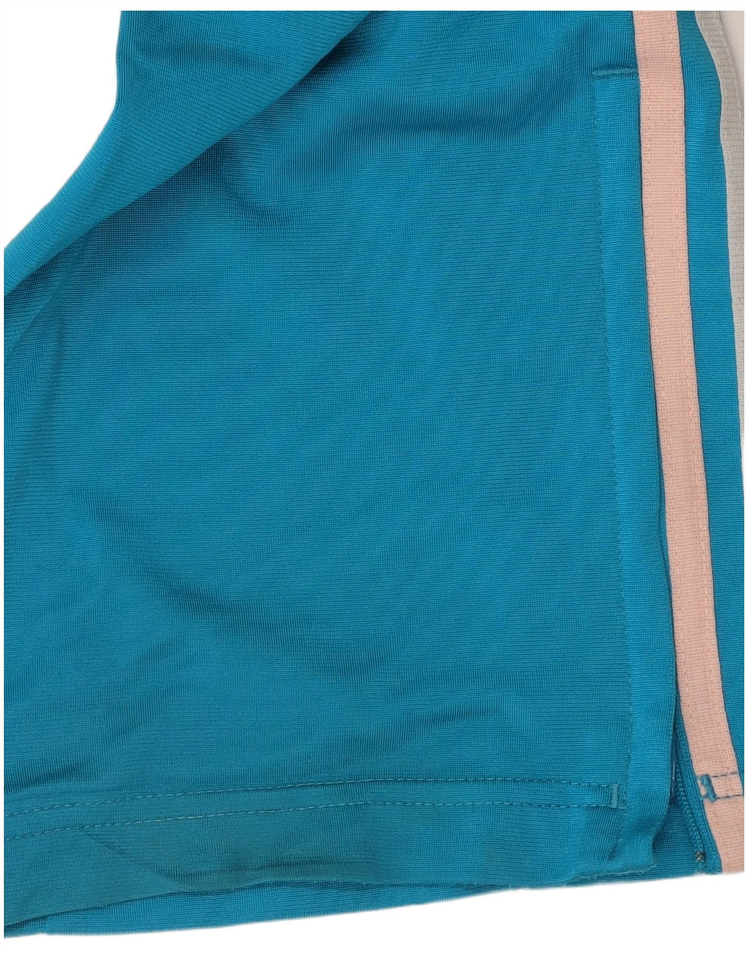 Calças de treino femininas Adidas UK 10 poliéster azul pequeno