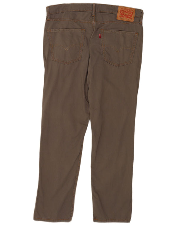 Calça Levi's Masculina 511 Slim Fit Casual W36 L30 Cinza Algodão