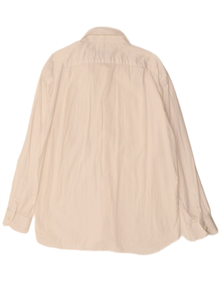 Camisa masculina Roccobarocco tamanho 18 1/2 46 2XL branca