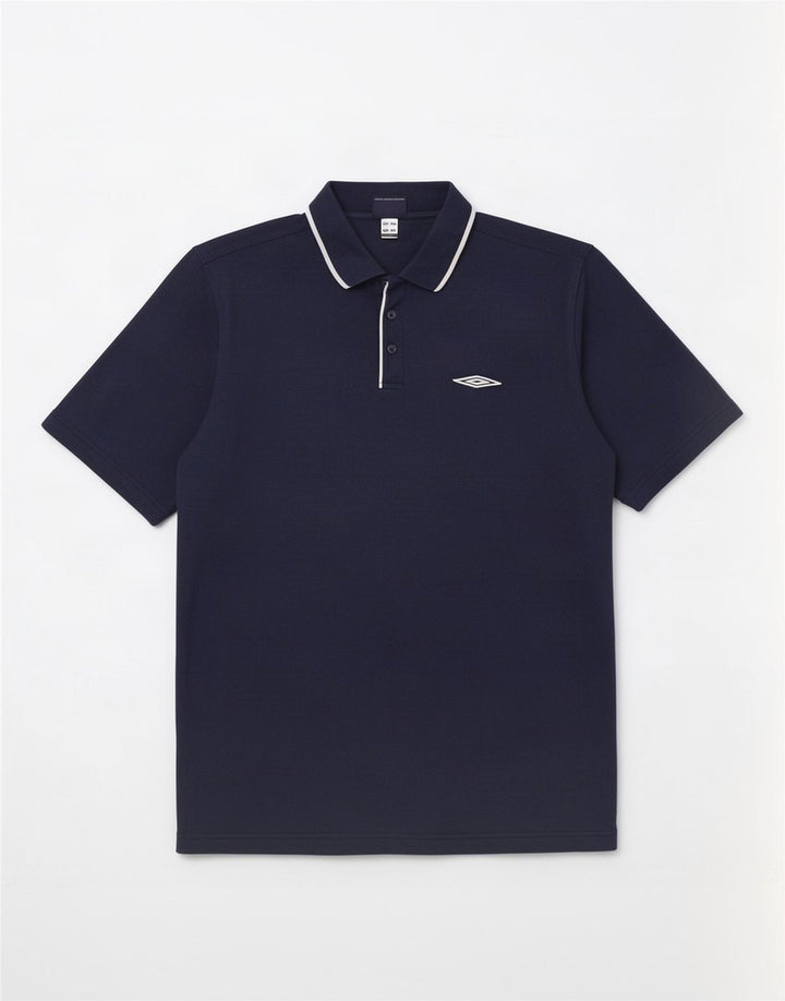 Camisa polo masculina Umbro XL azul marinho poliéster