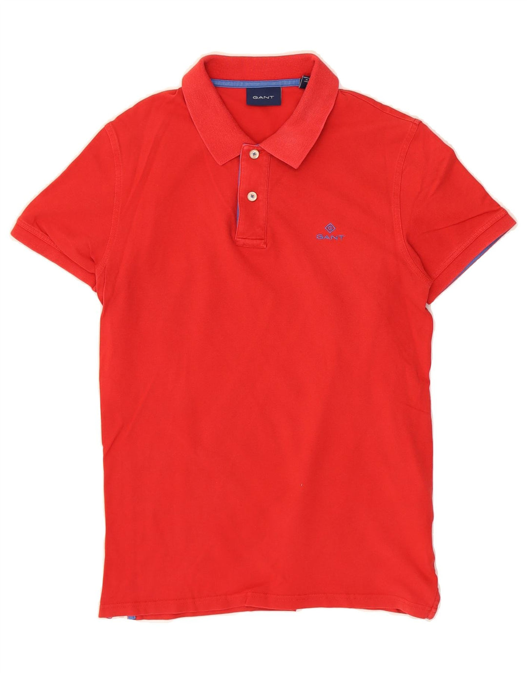 GANT Mens Polo Shirt Small Red Cotton Vintage Gant and Second-Hand Gant from Messina Hembry 