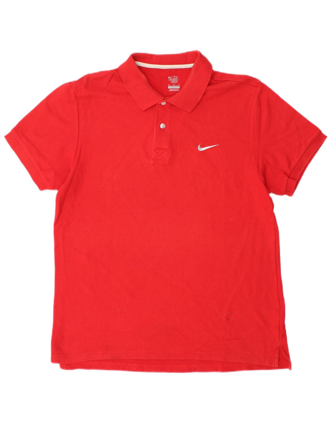 Camisa polo masculina NIKE médio vermelho algodão