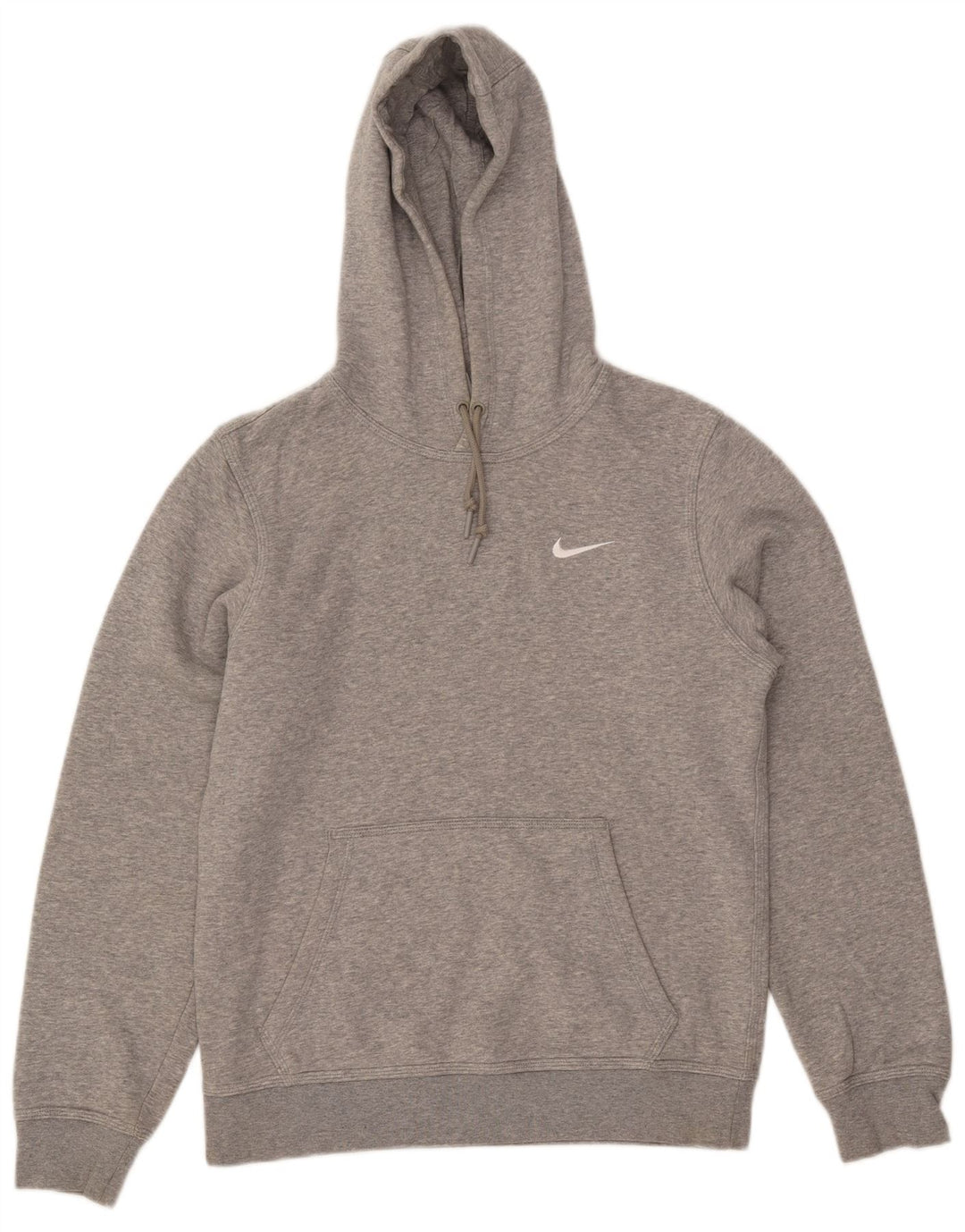 Jumper com capuz masculino Nike pequeno algodão manchado cinza