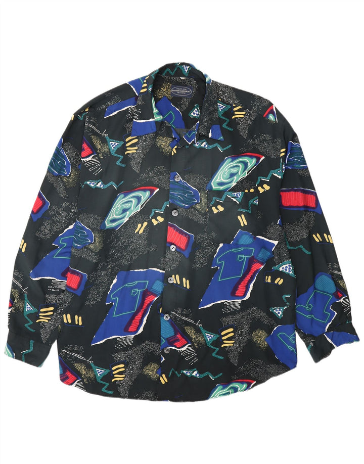 Cotton Republic Mens Abstract Pattern Shirt 2XL Multicoloured Polyester