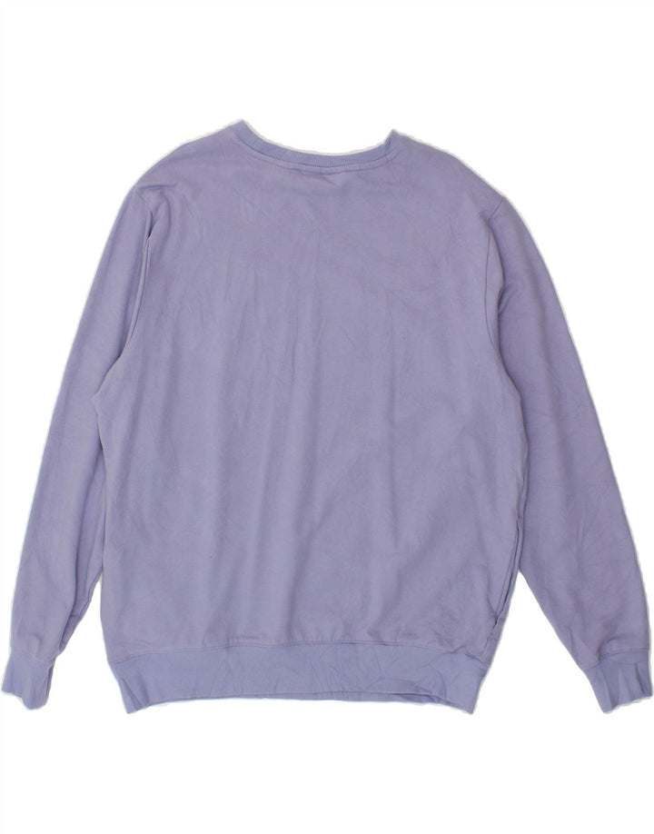 FILA Womens Sweatshirt Jumper UK 18 XL Purple Cotton Vintage Fila and Second-Hand Fila from Messina Hembry 