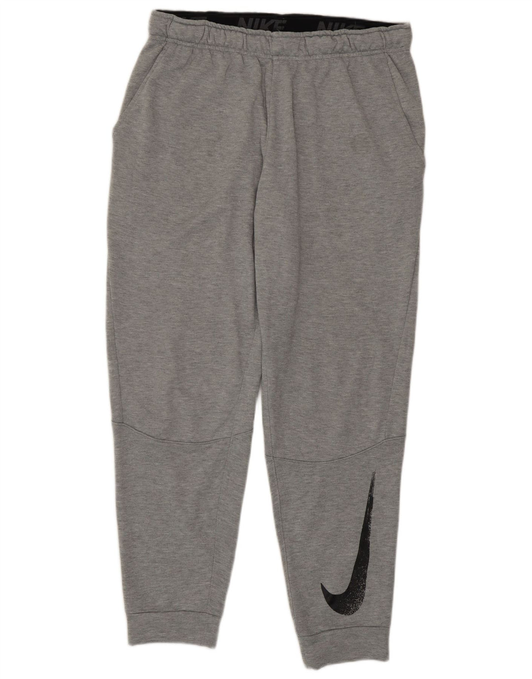 Calça esportiva Nike masculina Dri Fit Graphic Joggers grande cinza poliéster