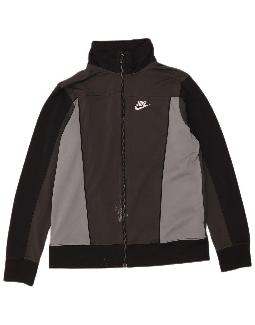 Jaqueta Nike Boys Tracksuit Top 13-14 Anos XL Cinza Colourblock Poliéster