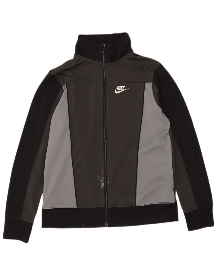 Jaqueta Nike Boys Tracksuit Top 13-14 Anos XL Cinza Colourblock Poliéster
