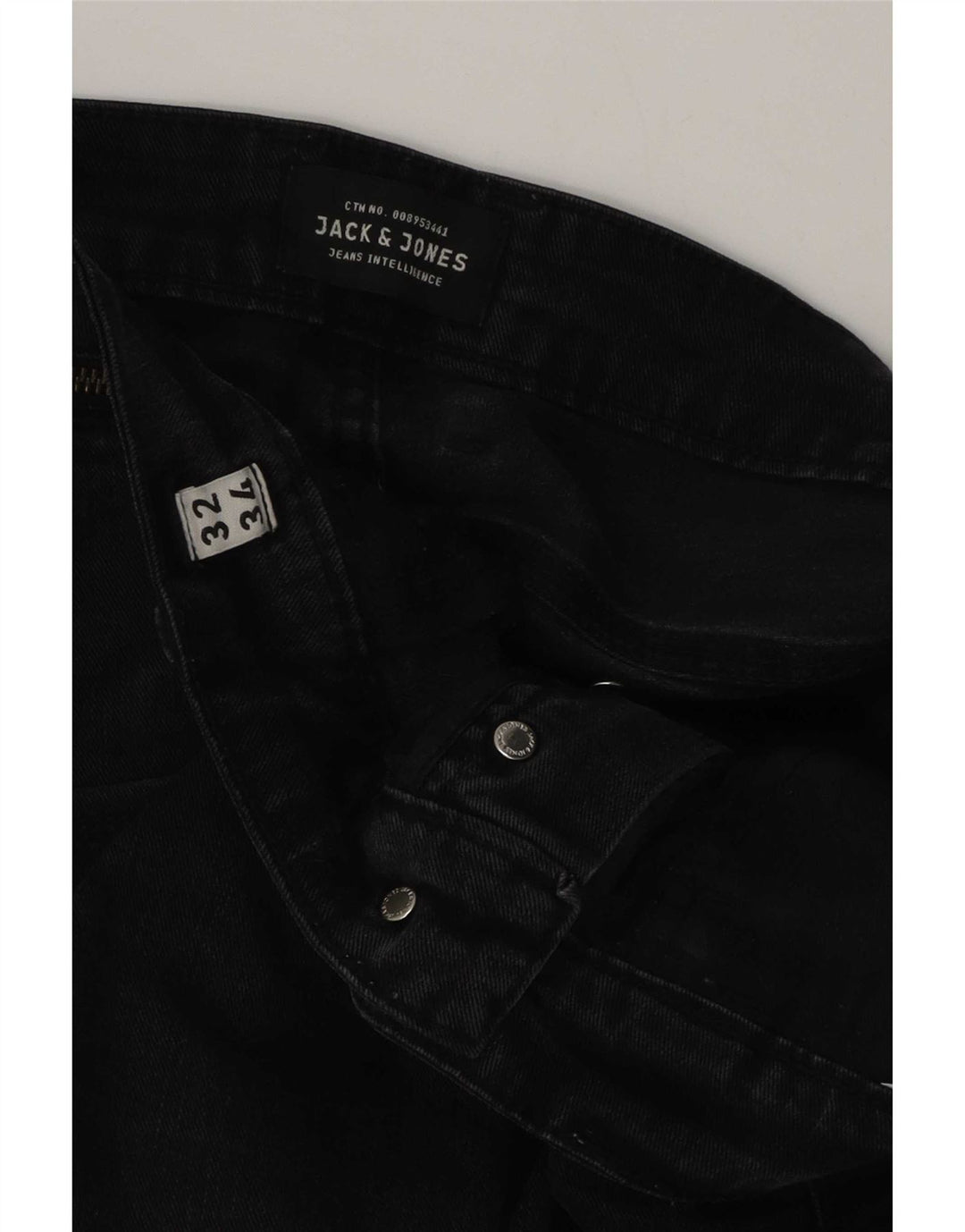 Jeans masculinos Jack & Jones Slim W32 L34 preto