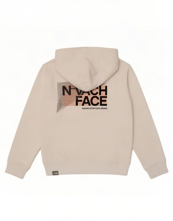 Suéter com capuz gráfico The North Face Boys 11-12 anos grande algodão branco