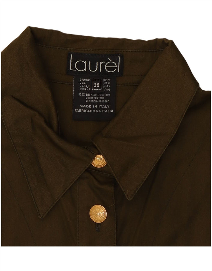 Camisa oversized feminina Laurel EU 38 XS algodão cáqui