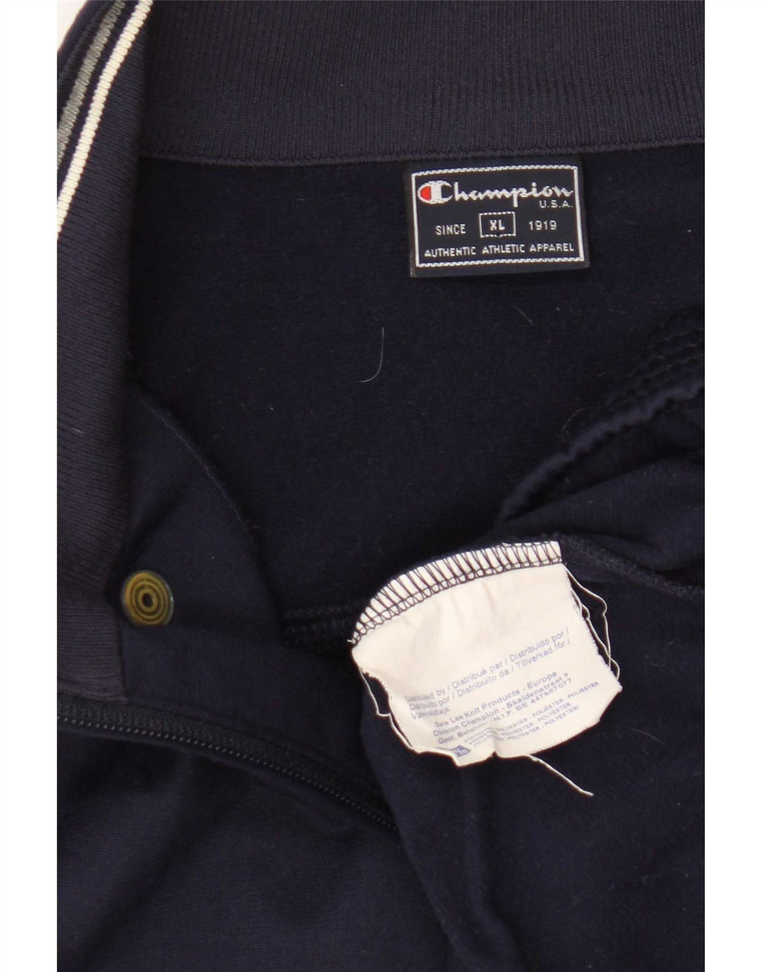 Jaqueta masculina Champion XL azul marinho poliéster