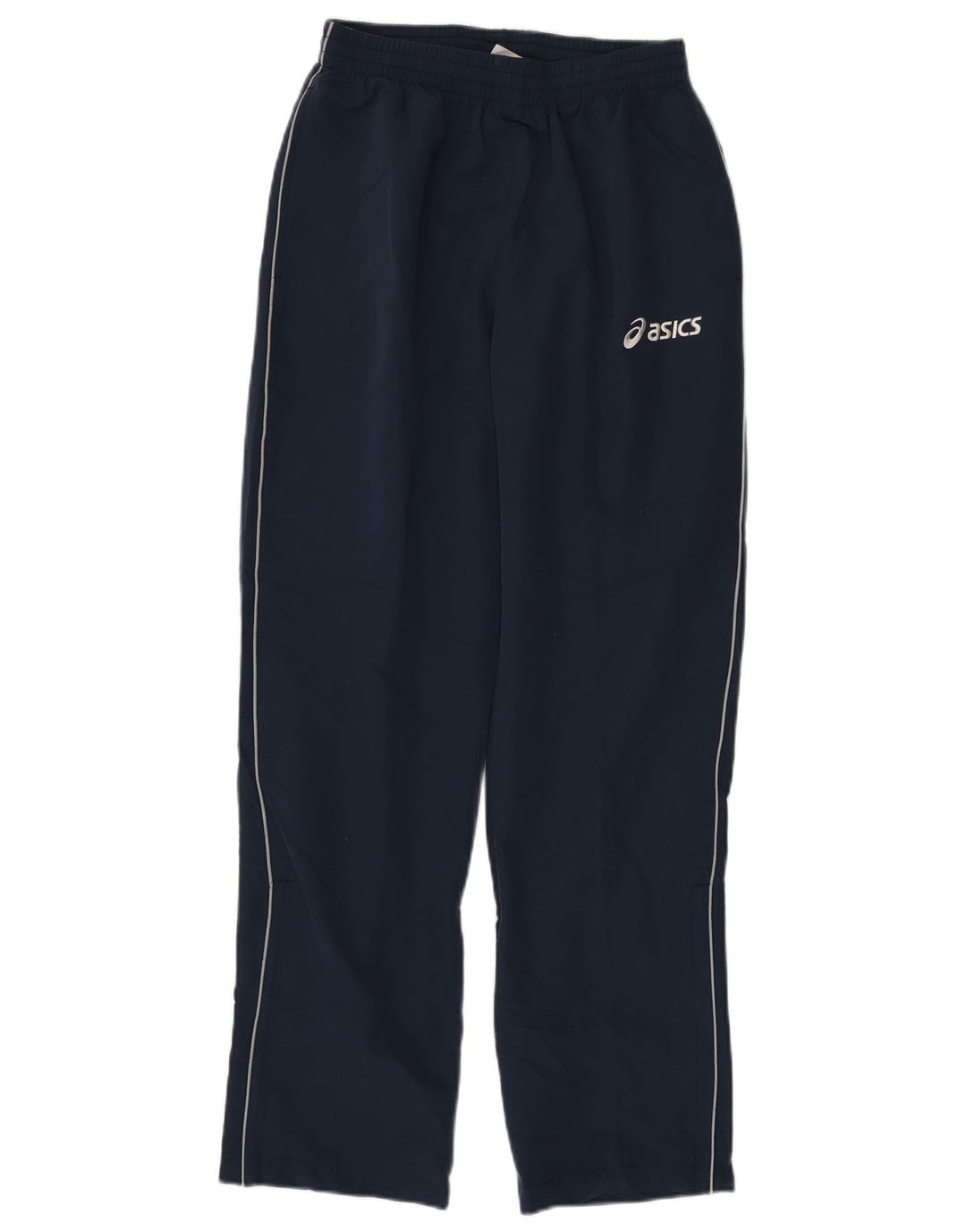 Calça de treino masculina ASICS pequena azul marinho poliéster