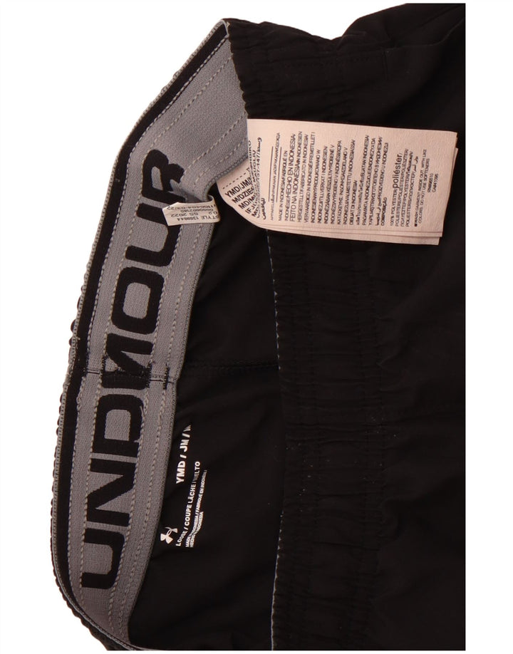 Shorts esportivos Under Armour Boys Graphic Loose Fit 9-10 anos médio preto