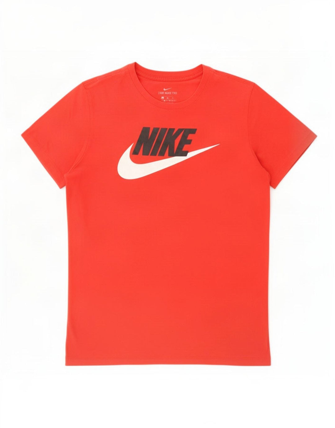 Camiseta Nike masculina gráfica grande algodão vermelho