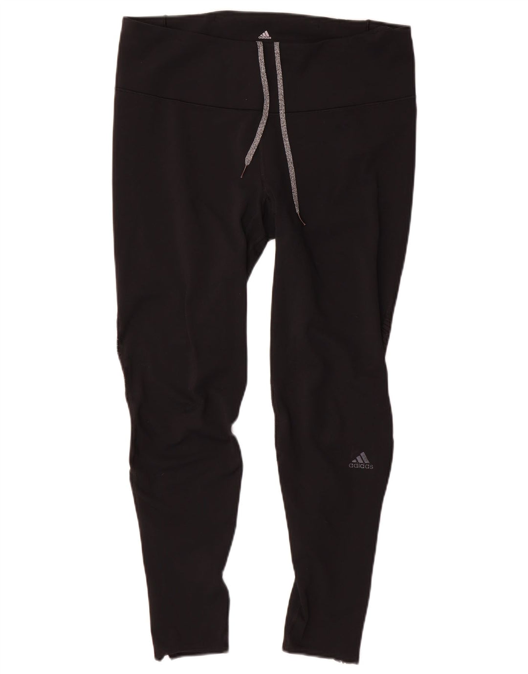 Adidas Womens Climacool Graphic Leggings UK 16/18 Grande Preto Poliéster
