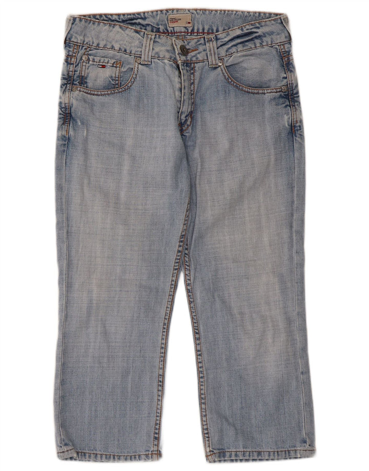 Jeans capri feminino Tommy Hilfiger W30 L21 algodão azul