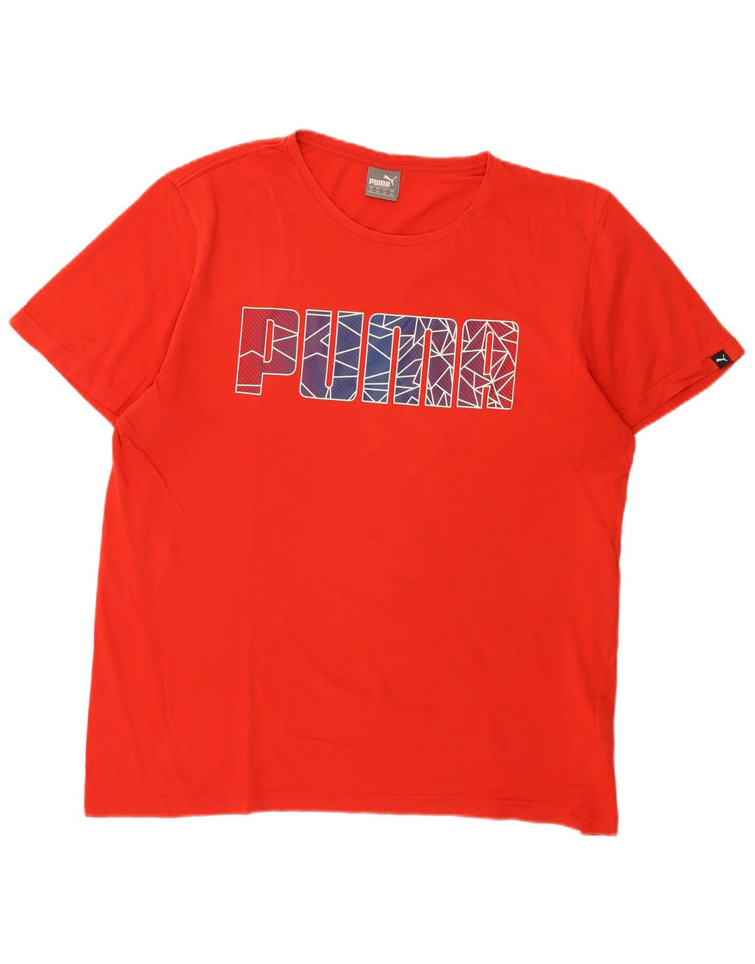 Puma Camiseta Masculina Graphic Top XL Algodão Vermelho