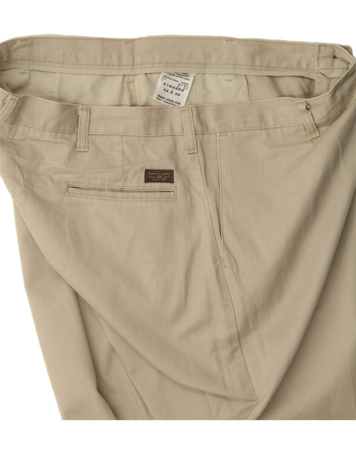 LEE Mens Straight Chino Trousers W42 L30 Beige Cotton Vintage Lee and Second-Hand Lee from Messina Hembry 