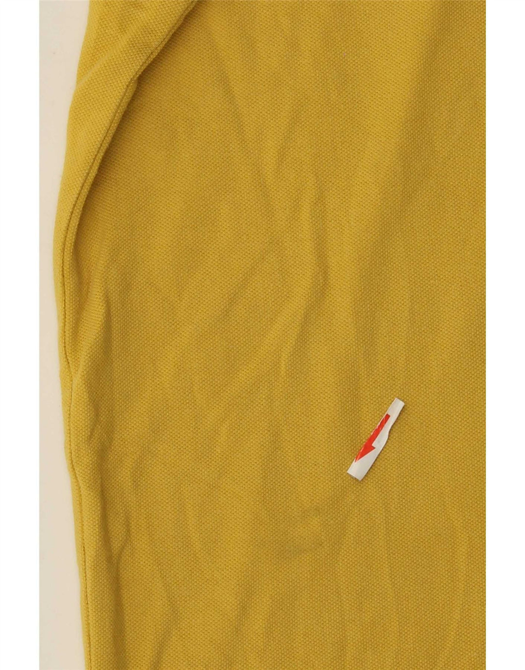 Camisa polo masculina Lotto listrada amarela média