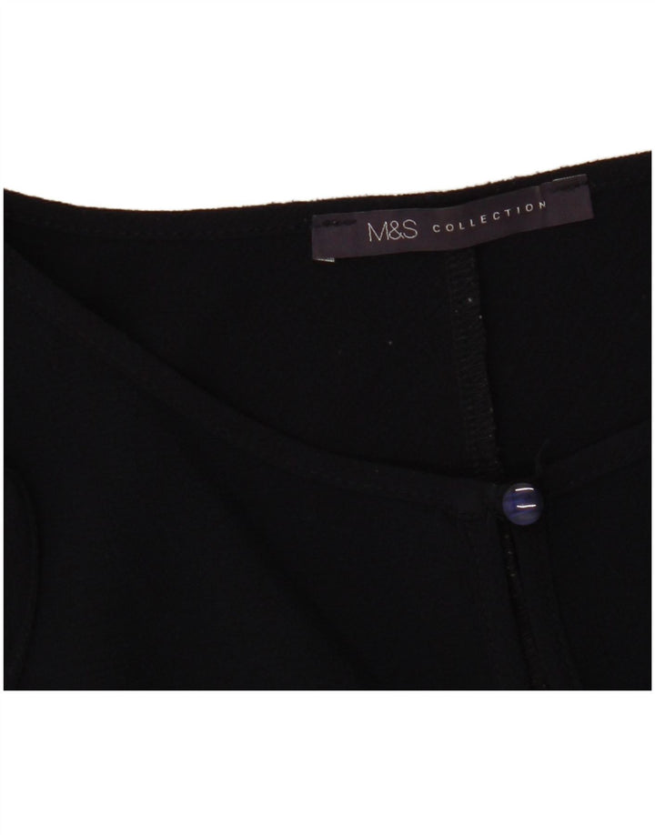Vestido feminino Marks & Spencer A-Line Reino Unido 16 grande azul marinho