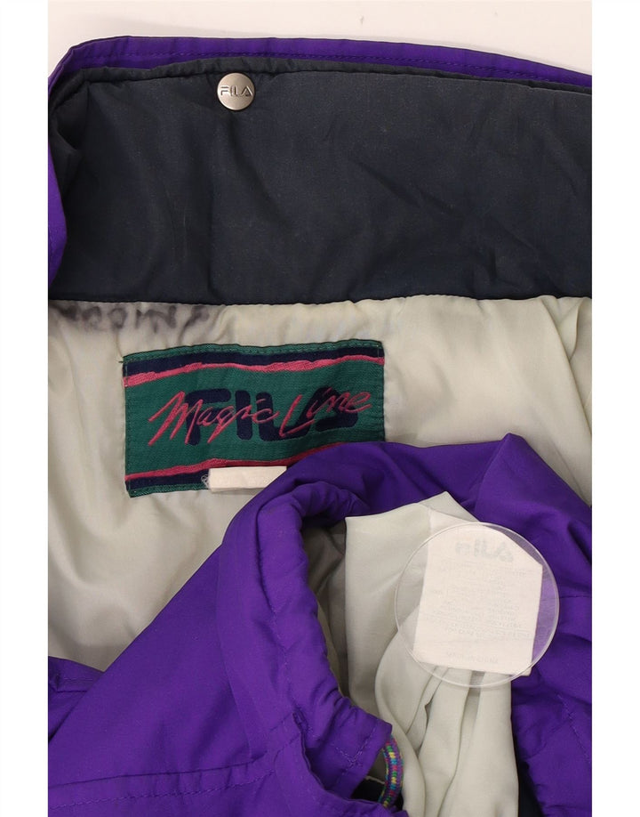 Jaqueta de esqui masculina FILA 2XL algodão roxo