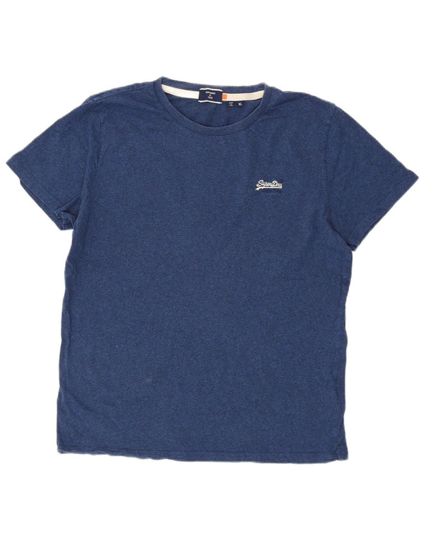 Camiseta masculina Superdry Top XL algodão azul marinho