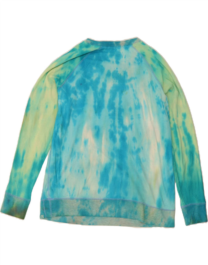 EDDIE BAUER Womens Sweatshirt Jumper UK 18 XL Multicoloured Tie Dye Cotton Vintage Eddie Bauer and Second-Hand Eddie Bauer from Messina Hembry 