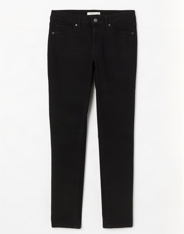 Calça jeans feminina Levi's 711 skinny W28 L30 algodão preto