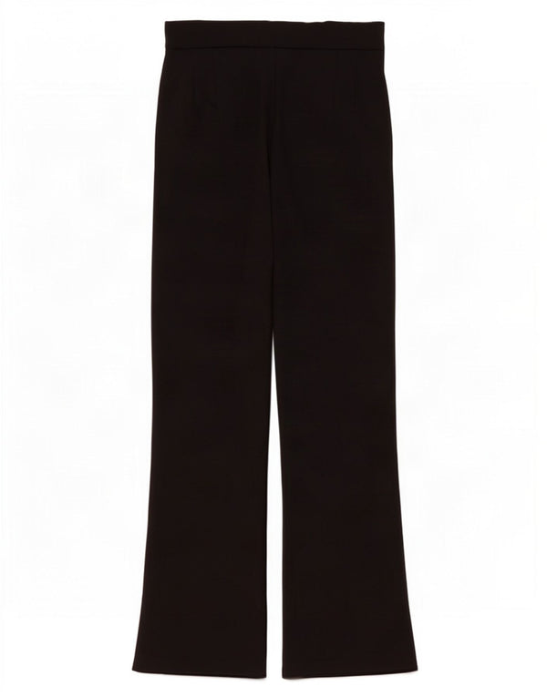 Calça feminina casual Zara Flare pequena W26 L26 preta