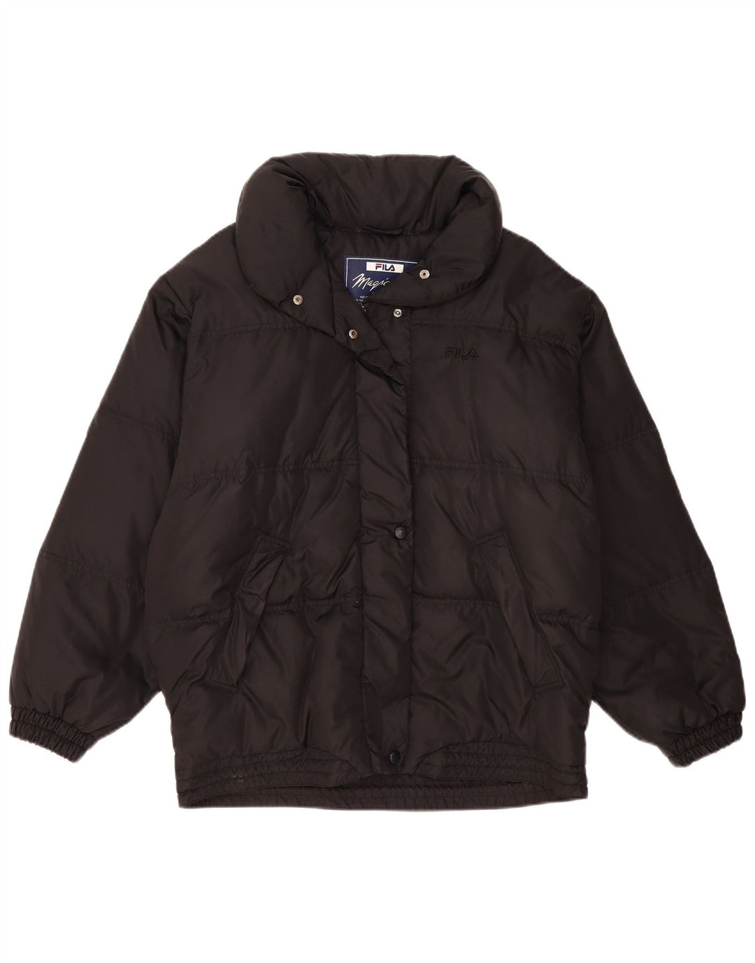 Jaqueta acolchoada feminina Fila Magic Line IT 44 médio preto poliamida