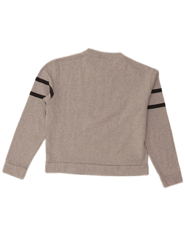 Moletom feminino Emporio Armani Jumper IT 44 cinza médio manchado