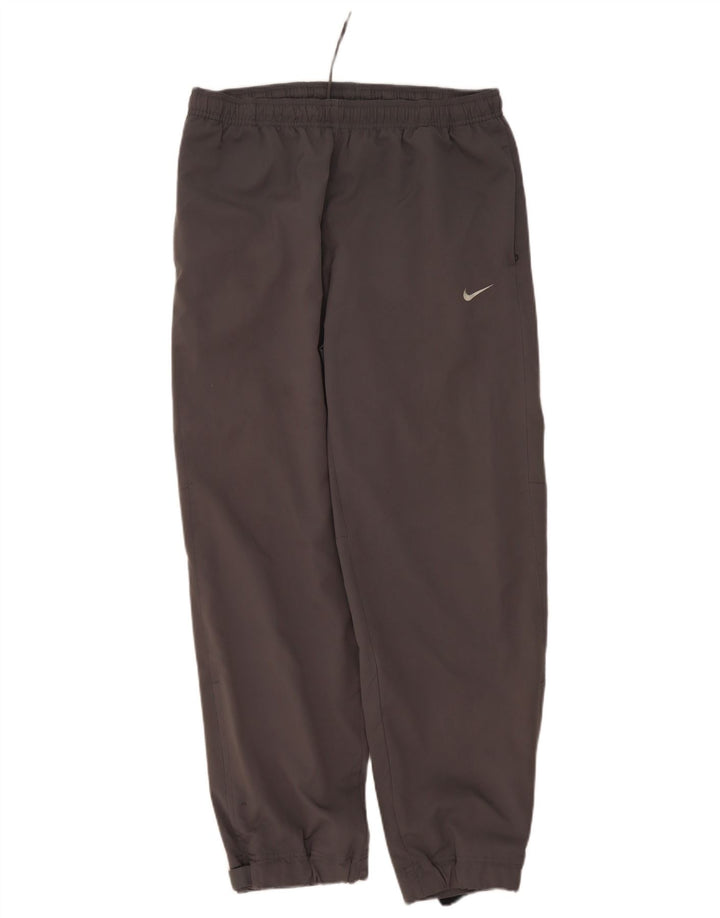 Calça de treino masculina Nike joggers grande poliéster cinza