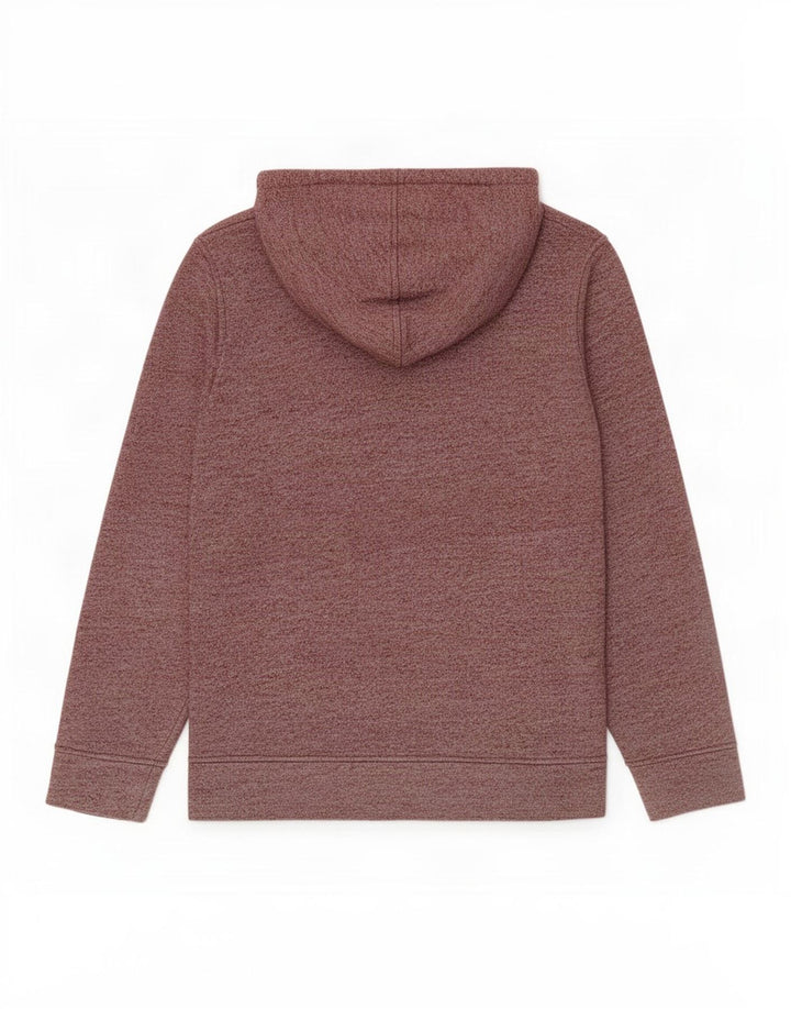 Suéter com capuz gráfico masculino Jack & Jones médio poliéster manchado cor de vinho