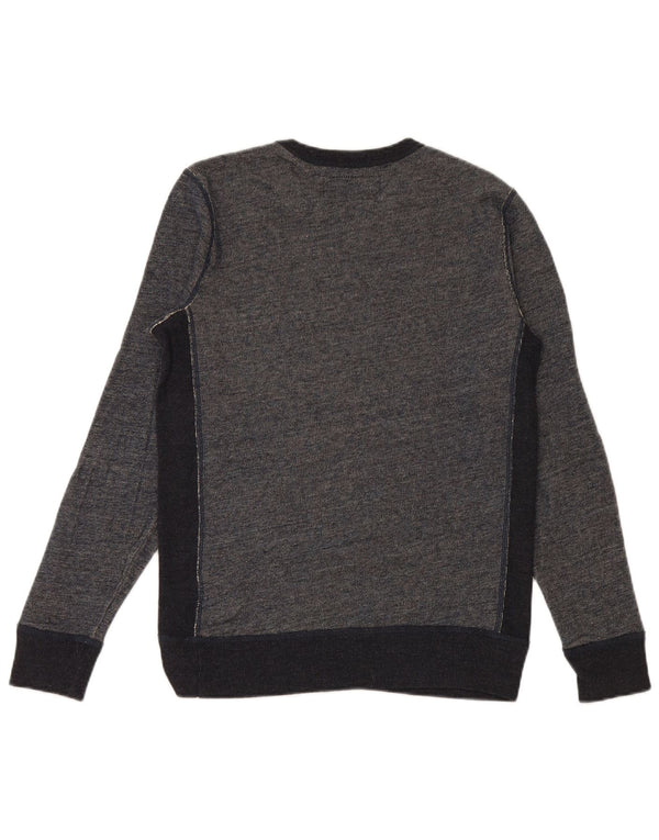 RALPH LAUREN Suéter gráfico masculino pequeno algodão azul marinho