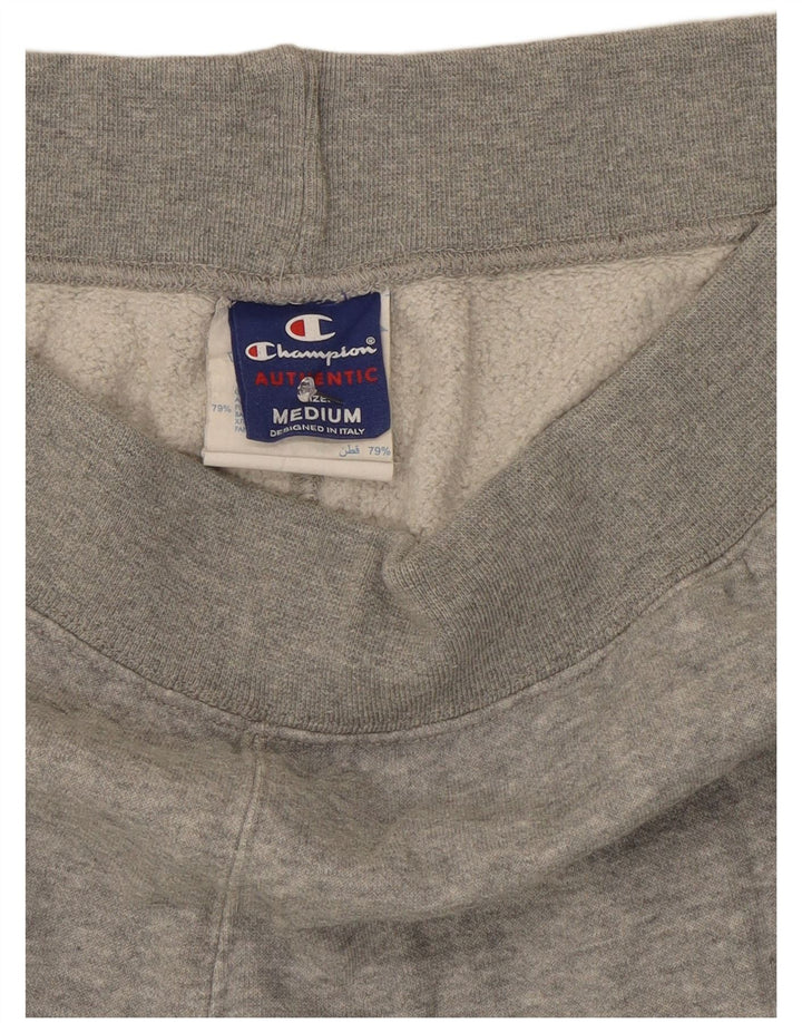 Calça esportiva masculina Champion Joggers de algodão cinza médio