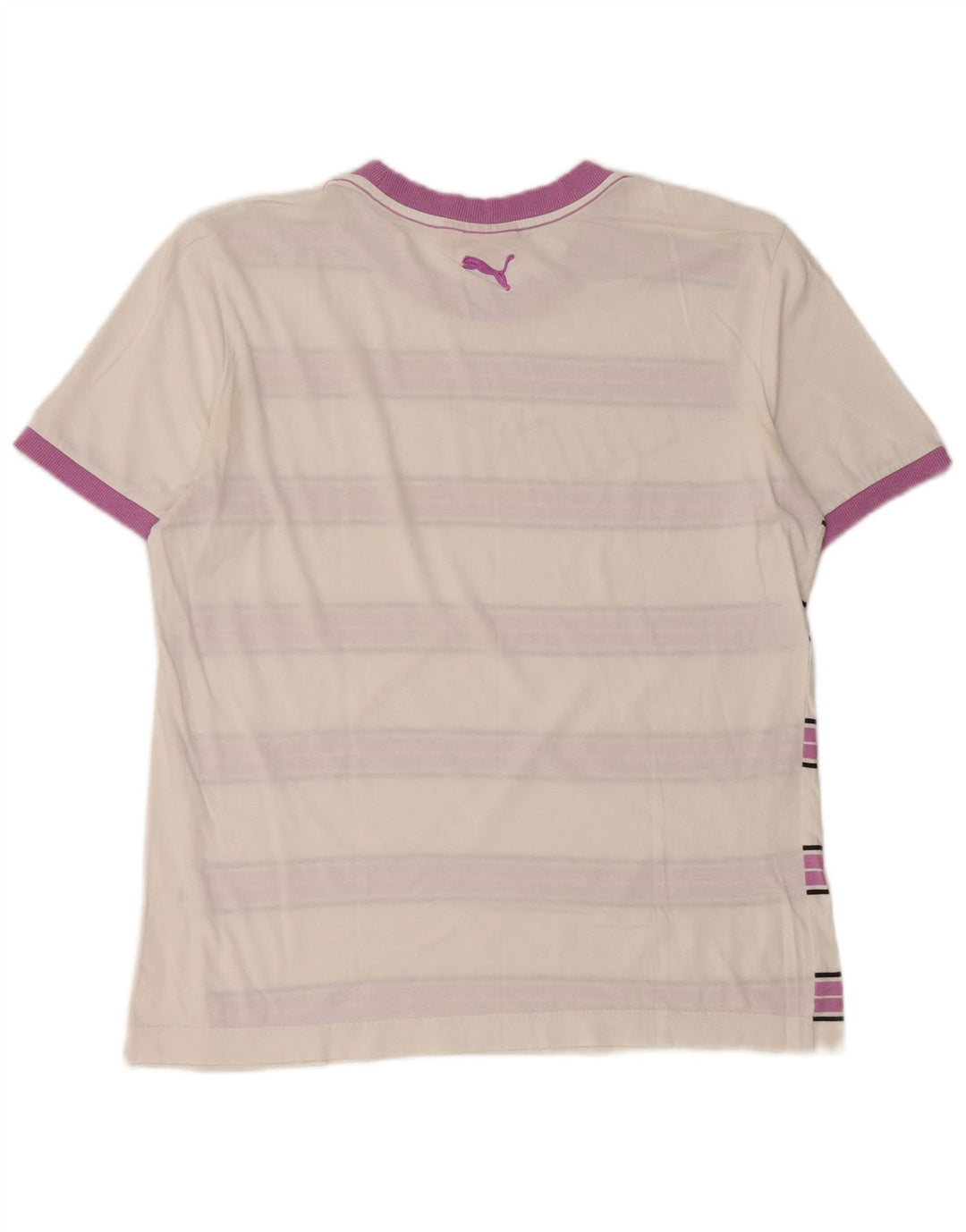 Camiseta masculina PUMA listrada branca média