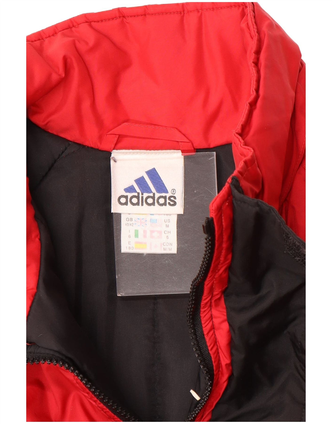Casaco Acolchoado Masculino ADIDAS UK 40/42 Médio Preto Colourblock