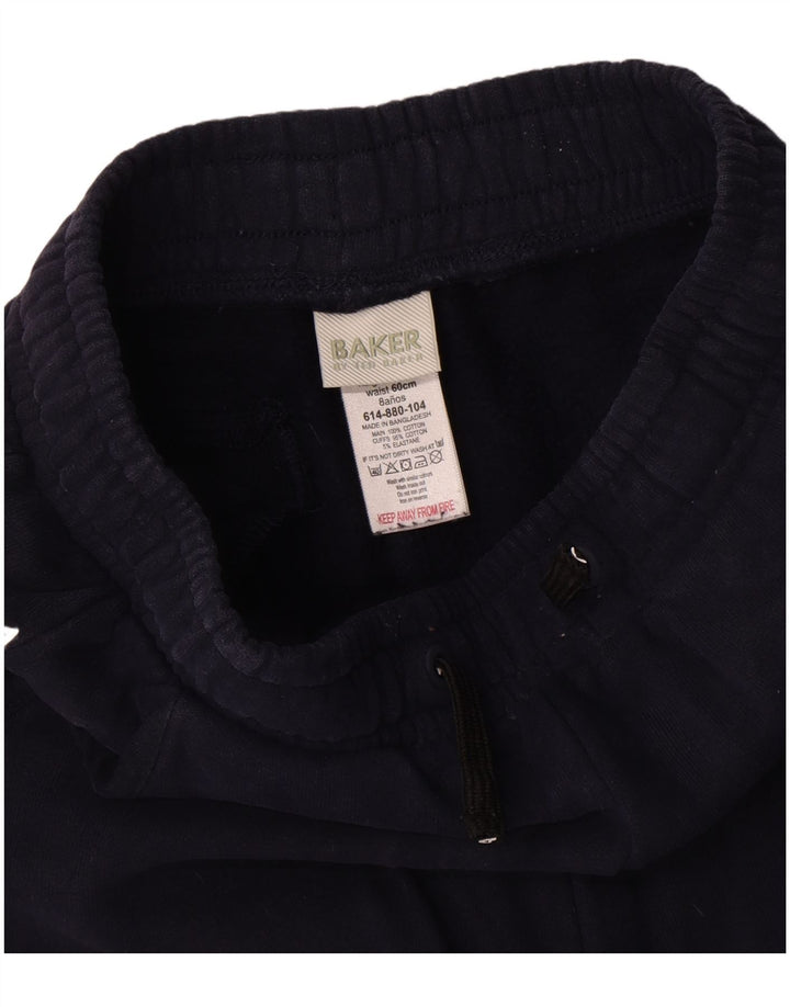 Ted Baker Boys Graphic Calças de treino Joggers 7-8 anos Azul marinho