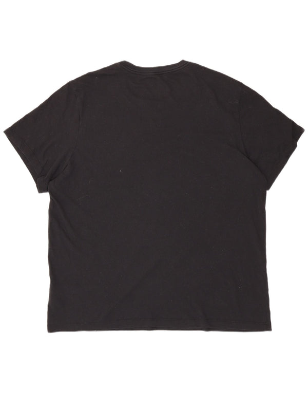 Camiseta masculina NIKE Dri Fit Top 2XL de algodão preto