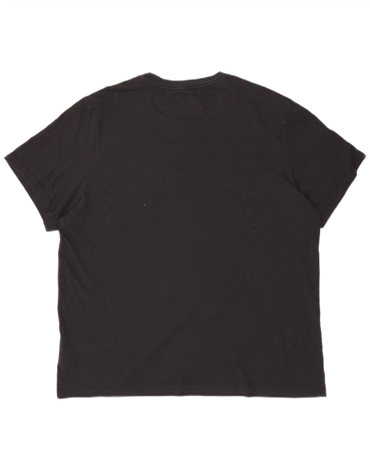 Camiseta masculina NIKE Dri Fit Top 2XL de algodão preto