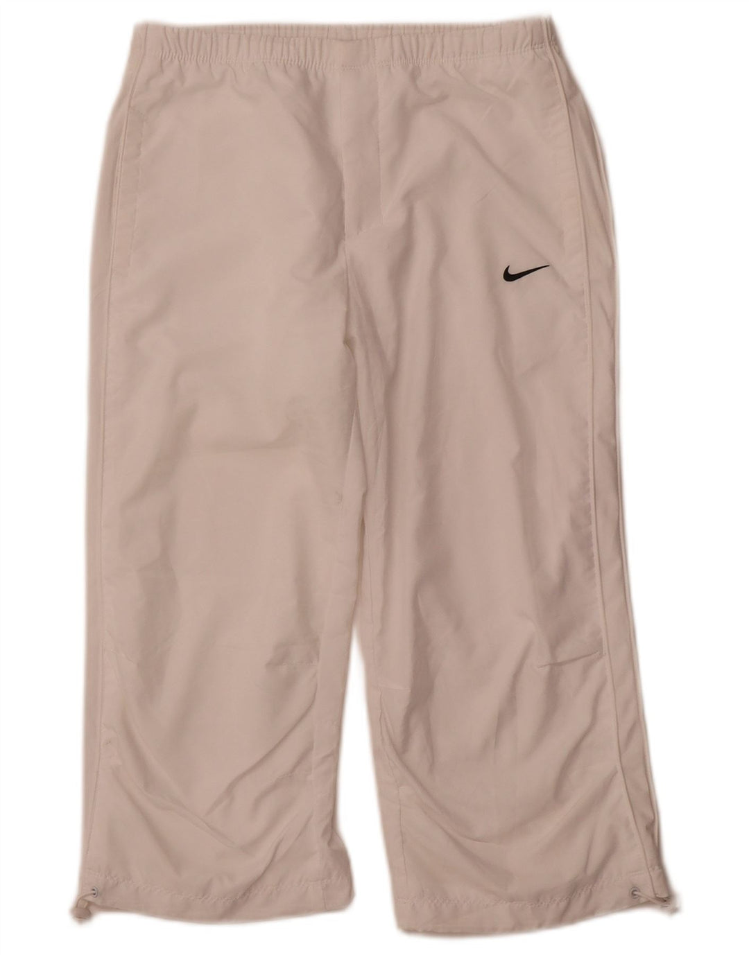 Calça de treino capri feminina Nike UK 8/10 pequena branca esportiva