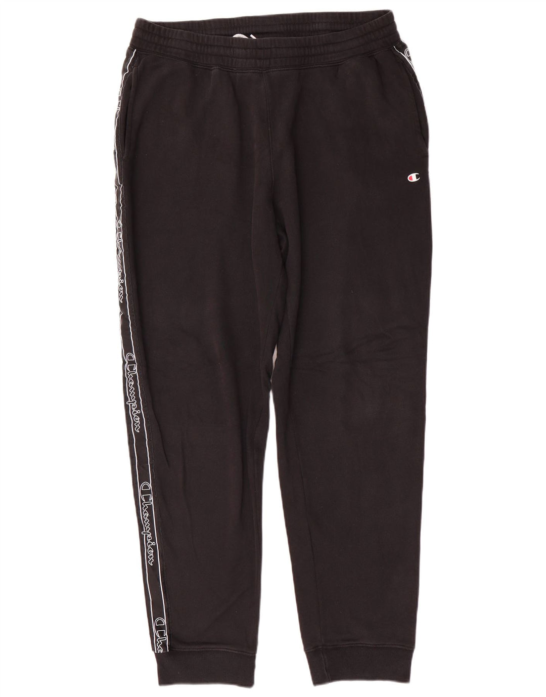 CHAMPION Calça de treino masculina gráfica Joggers XL preto