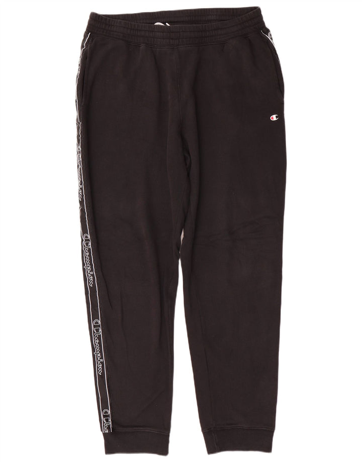 CHAMPION Calça de treino masculina gráfica Joggers XL preto