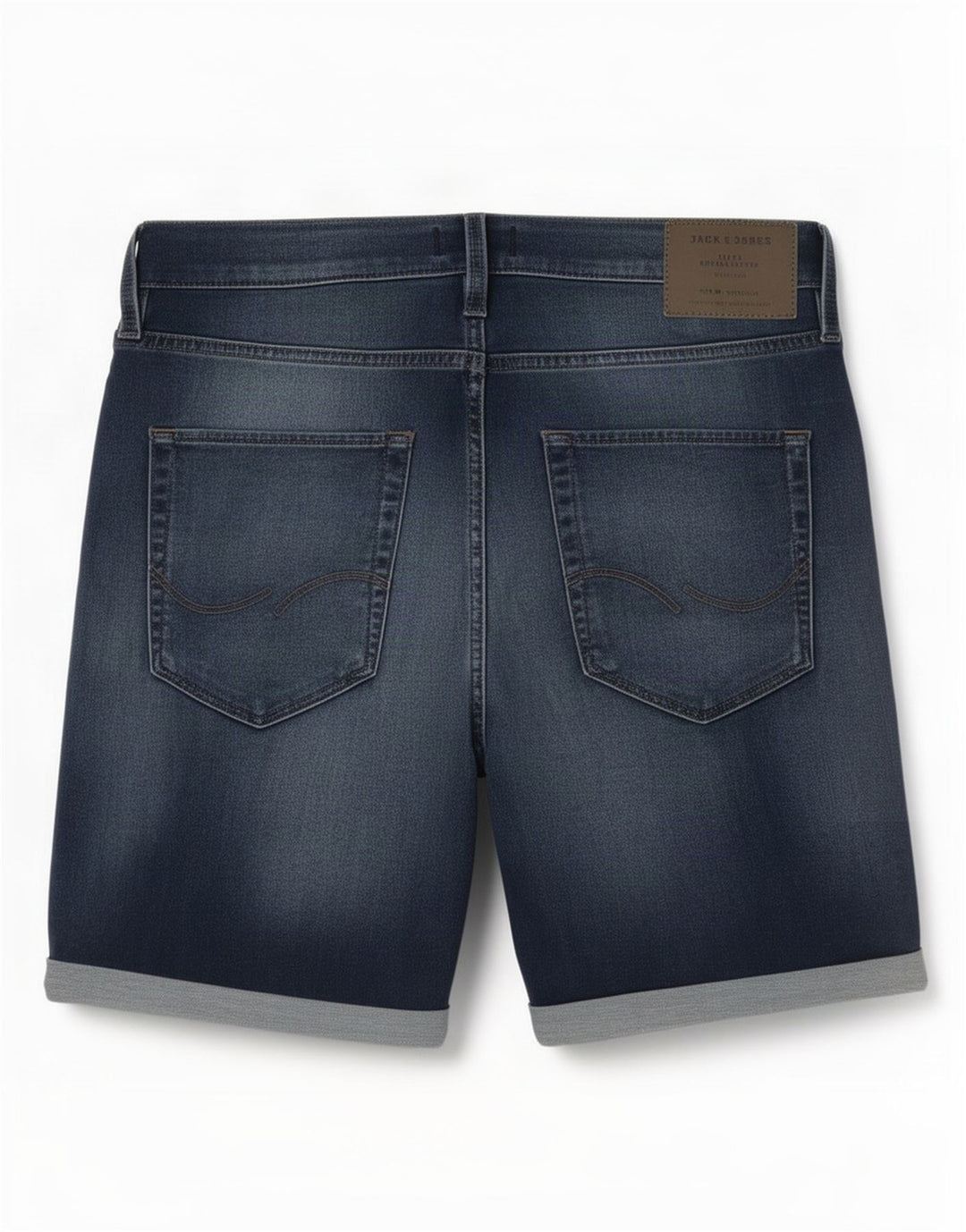 Shorts jeans masculino Jack & Jones pequeno W32 algodão azul