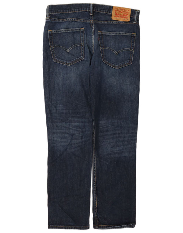 Levi's Masculino 511 Slim Jeans W33 L30 Azul Marinho Algodão
