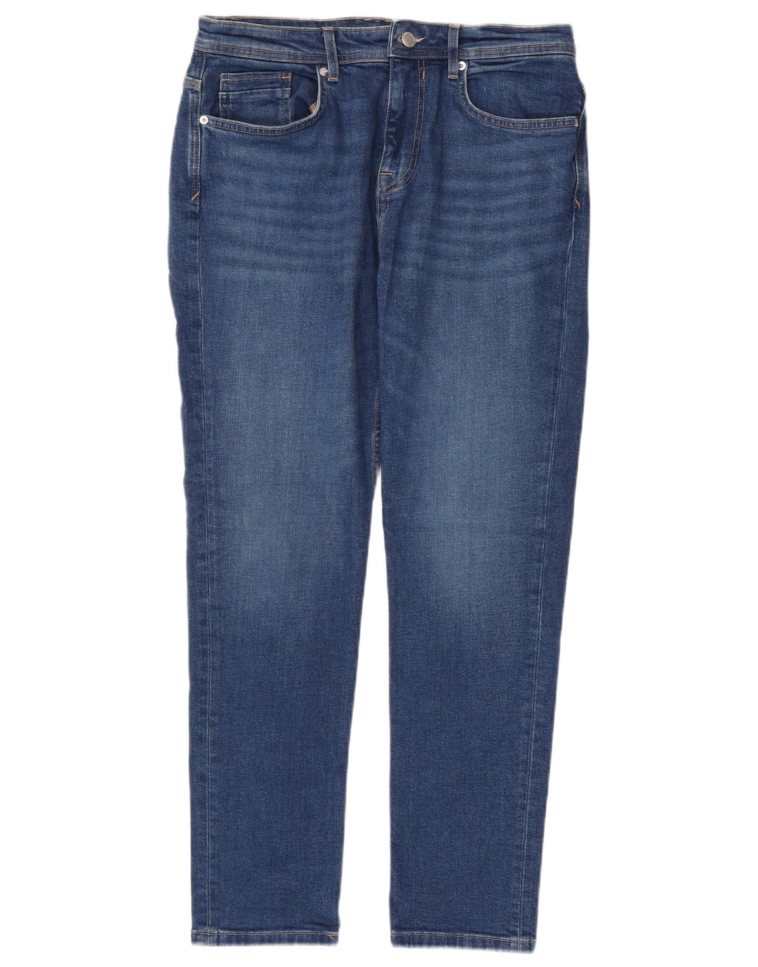 Zara Mens Slim Jeans EU 42 Grande W32 L29 Azul Algodão